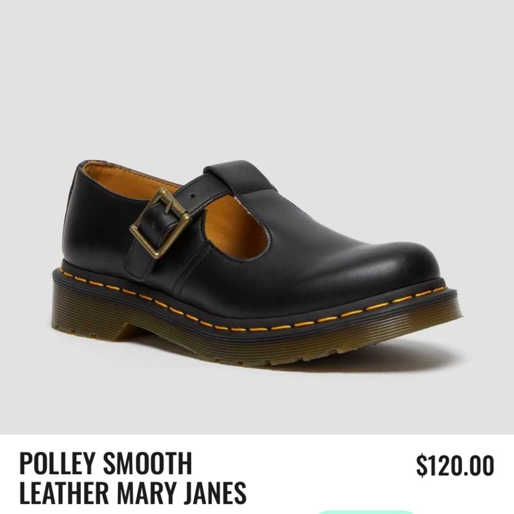 Dr Martens polley smooth leather Mary Janes